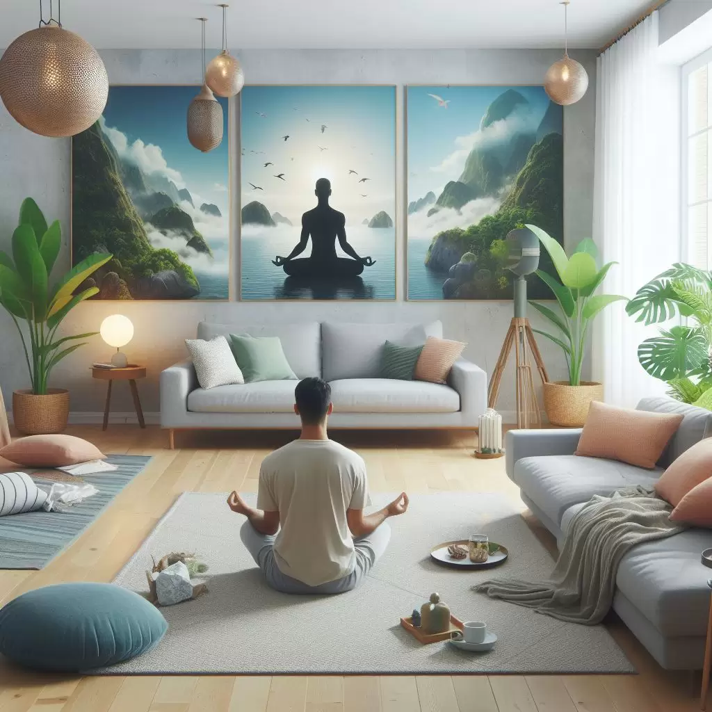 Wie man einen Meditationsraum zuhause schafft